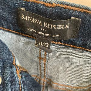 Banana Republic Curvy High-Rise Slim (Skinny) Jeans - 31/12 Women